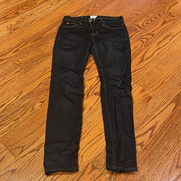 Hudson Woman’s Dark Blue Nico Mid-rise Super Skinny Jeans Size 24 - Picture 2 of 8